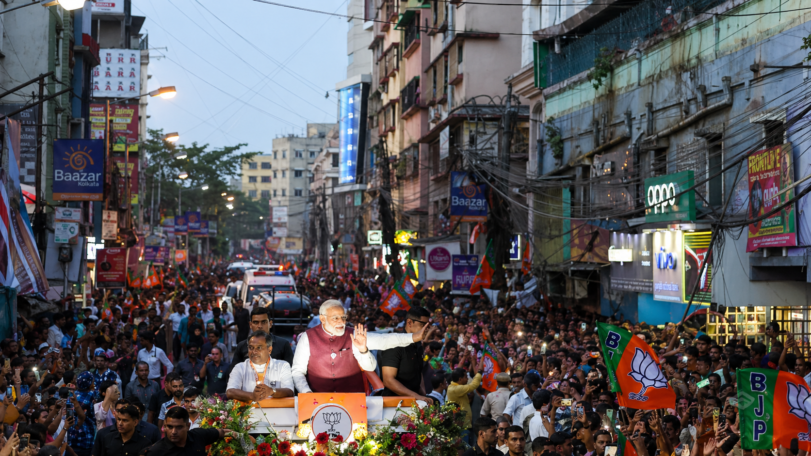 कृष्णनगर में गरजे मोदी